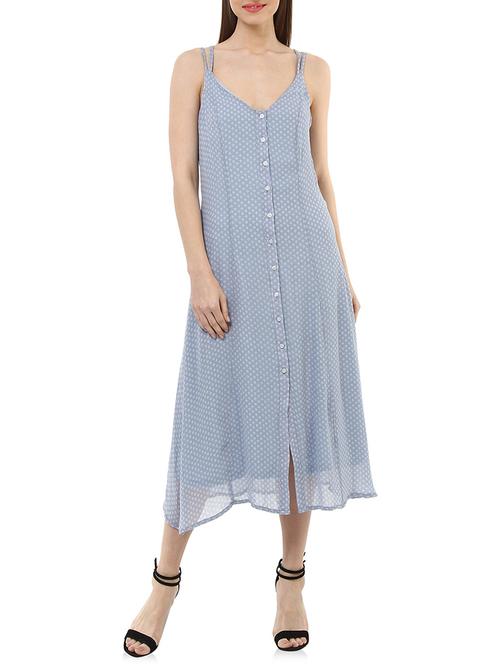blue polyester dress - 10645280 - Very Small Image - 1