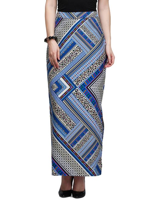 multi crepe aline skirts - 10648554 - Very Small Image - 1