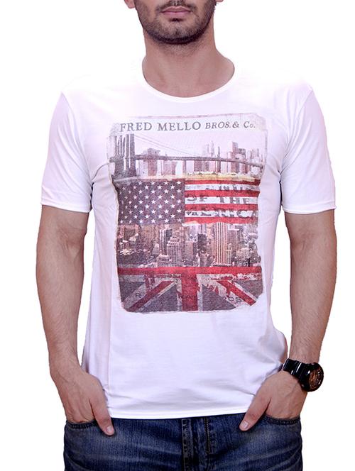 white cotton tshirt - 10648806 - Very Small Image - 1