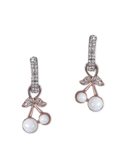 white metal alloy earring - 10649521 - Very Small Image - 1