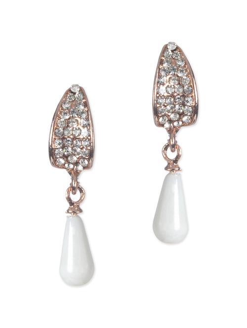white metal alloy earring - 10649535 - Very Small Image - 1