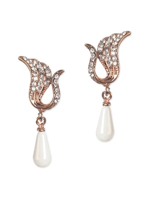white metal alloy earring - 10649536 - Very Small Image - 1