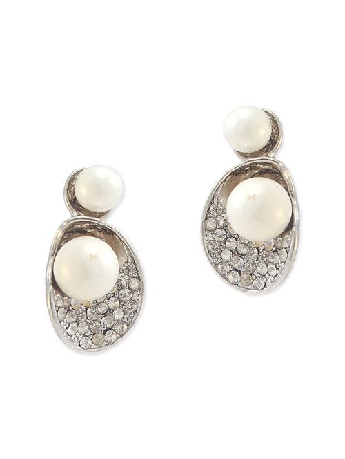 white metal alloy earring - 10649563 - Very Small Image - 1