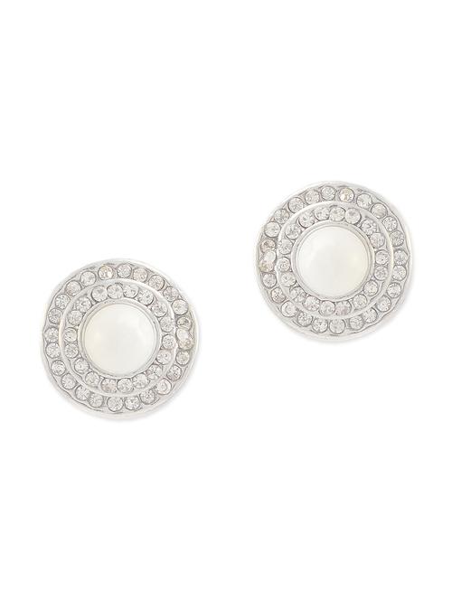 white metal alloy earring - 10649574 - Very Small Image - 1