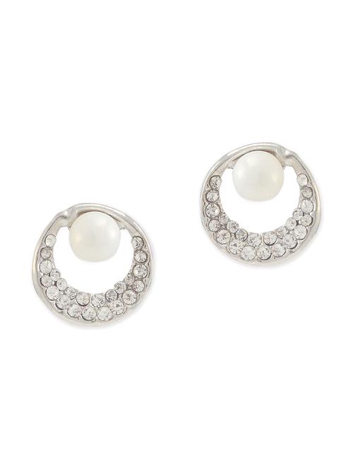white metal alloy earring - 10649578 - Very Small Image - 1