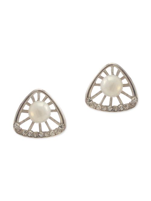 white metal alloy earring - 10649583 - Very Small Image - 1