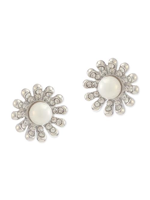 white metal alloy earring - 10649595 - Very Small Image - 1