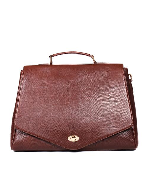 brown leather handbag - 10650266 - Very Small Image - 1