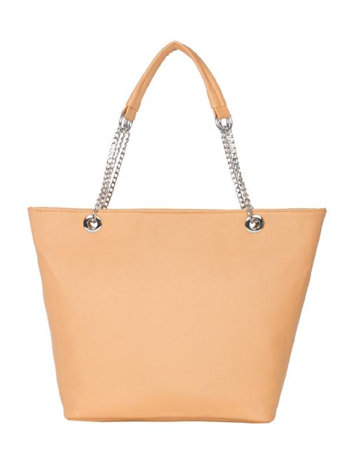 beige leatherette handbag - 10654264 - Very Small Image - 1