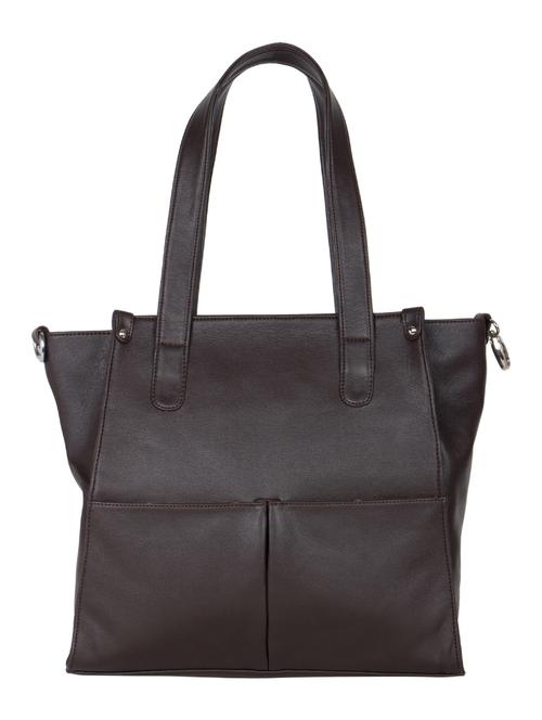 brown leatherette (pu) handbag - 10654271 - Very Small Image - 1