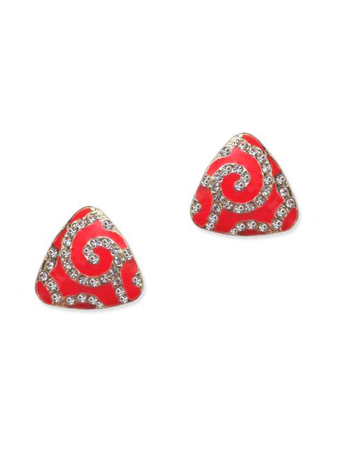 red metal alloy earring - 10655136 - Very Small Image - 1