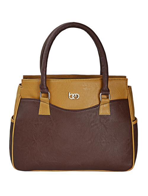 brown leatherette handbag - 10655329 - Very Small Image - 1