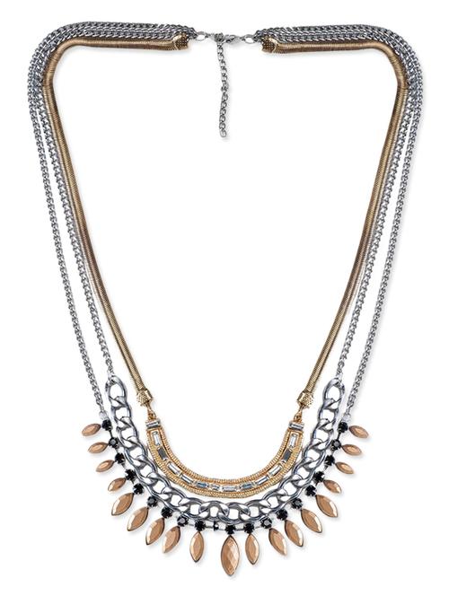 multicolour metal alloy necklace - 10657786 - Very Small Image - 1