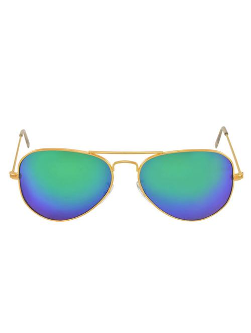 camerii glossy green aviator sunglasses (sa68) - 10668396 - Very Small Image - 1