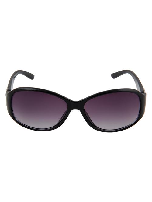 camerii metfinish black rectangular sunglasses (scl69) - 10668449 - Very Small Image - 1