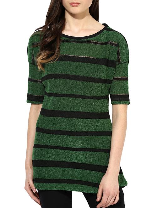 green polyester top - 10668872 - Very Small Image - 1