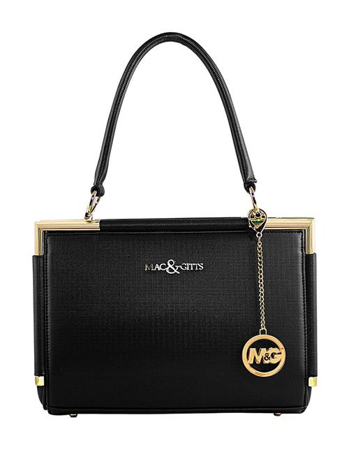 black leatherette handbag - 10669731 - Very Small Image - 1