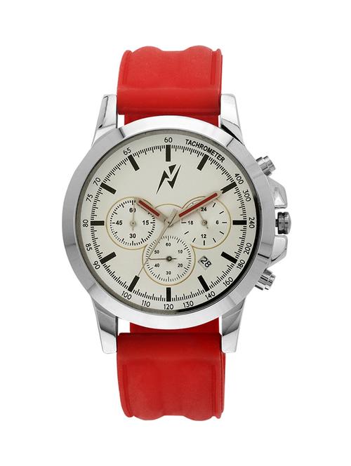 yepme men's chronograph watch - silver/red - 10671558 - Very Small Image - 1