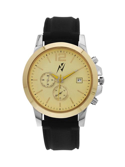 yepme men's chronograph watch - yellow/black - 10671569 - Very Small Image - 1