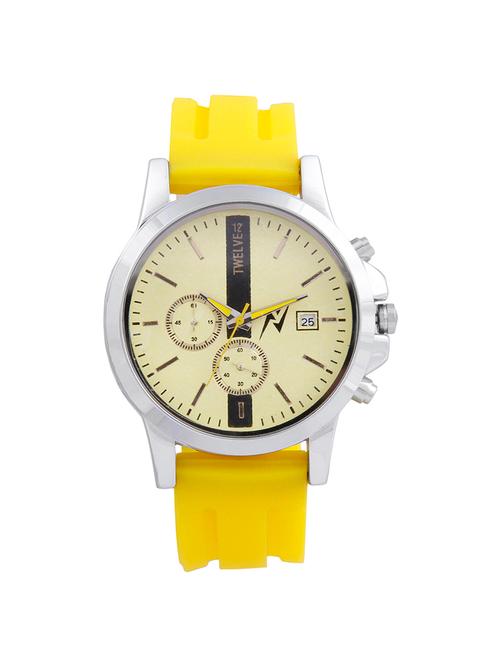 yepme men's chronograph watch - yellow - 10671711 - Very Small Image - 1