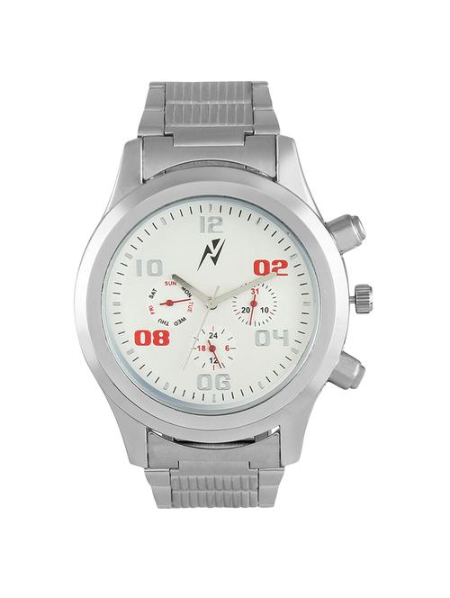yepme men's multifunctional watch - white/silver - 10672064 - Very Small Image - 1