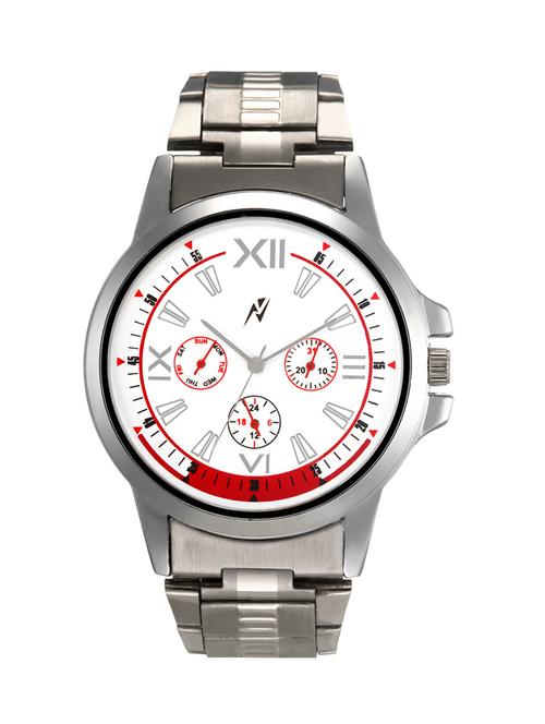 yepme men's multifunctional watch - white/silver - 10672164 - Very Small Image - 1