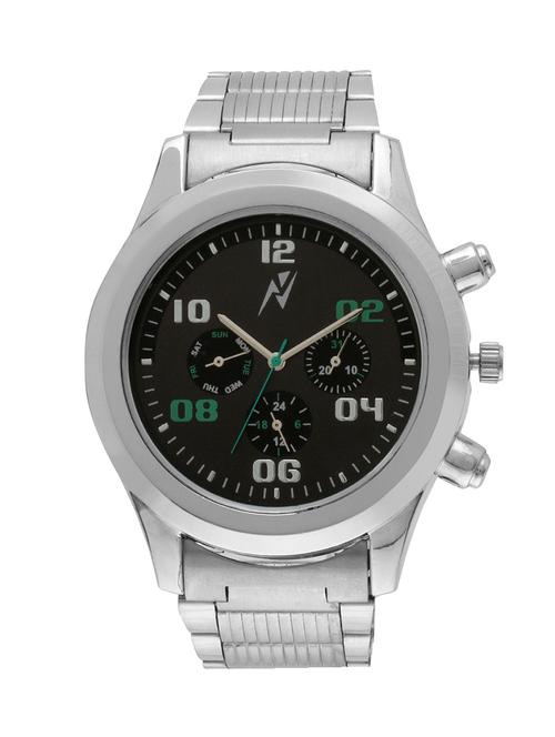 yepme men's multifunctional watch - black/silver - 10672365 - Very Small Image - 1