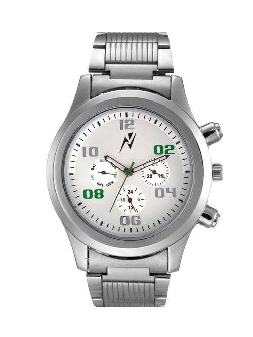yepme men's multifunctional watch - white/silver - 10672366 - Very Small Image - 1