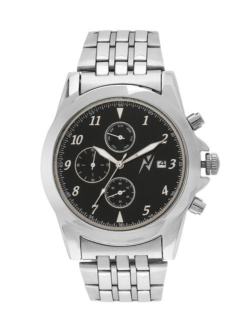 yepme men's chronograph watch - black/silver - 10672382 - Very Small Image - 1