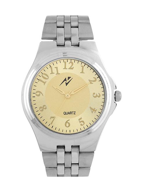 yepme men's chain watch - cream/silver - 10672481 - Very Small Image - 1
