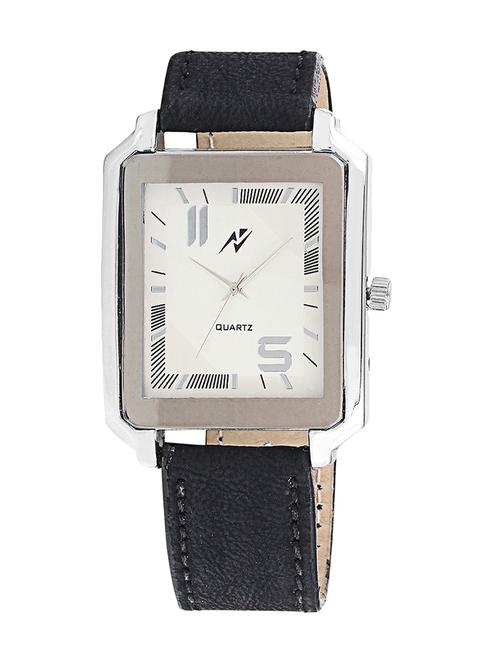 yepme men's analog watch - white/black - 10672502 - Very Small Image - 1