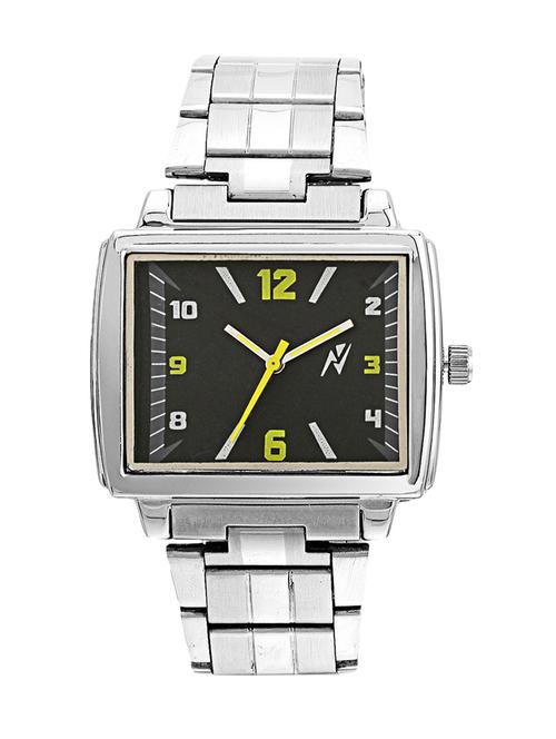yepme men's chain watch - black/silver - 10672523 - Very Small Image - 1