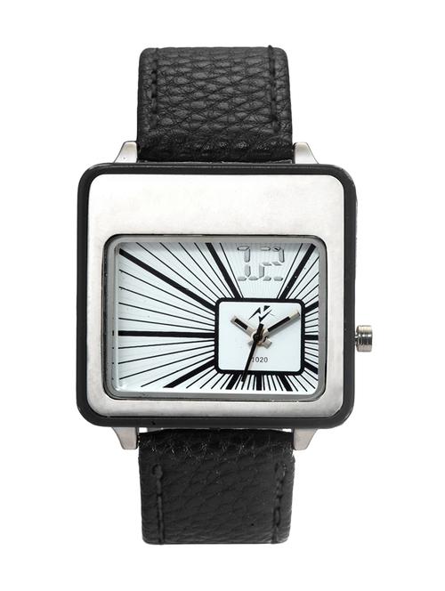 yepme men's analog watch - white/black - 10672560 - Very Small Image - 1