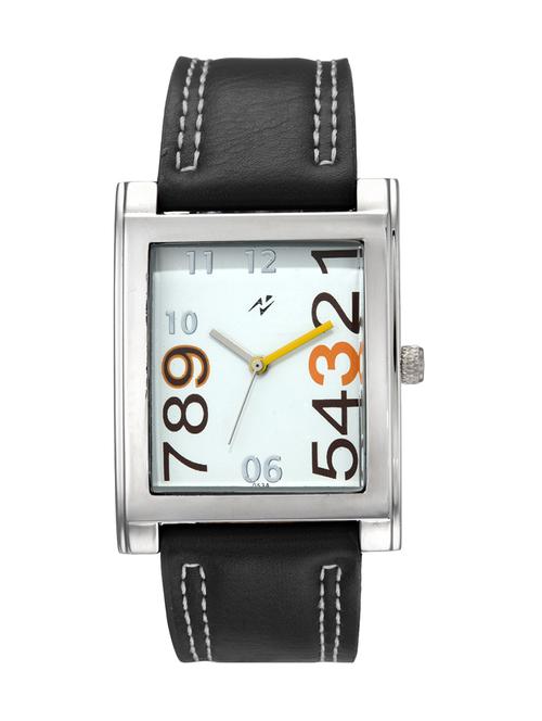 yepme men's analog watch - white/black - 10672578 - Very Small Image - 1