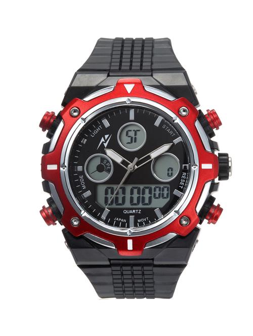 yepme men's digital watch - red/black - 10672655 - Very Small Image - 1