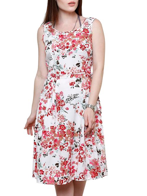 multi colored crepe dress - 10672737 - Very Small Image - 1