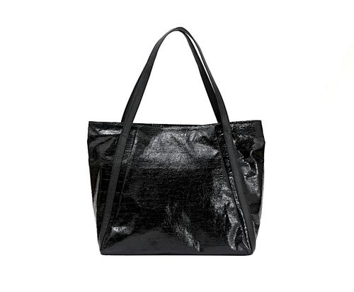 black leatherette handbag - 10672877 - Very Small Image - 1