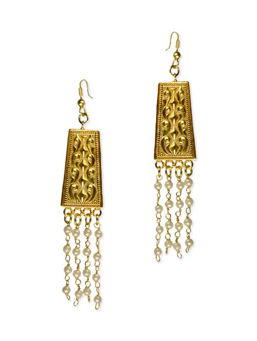 white metal alloy earring - 10679796 - Very Small Image - 1