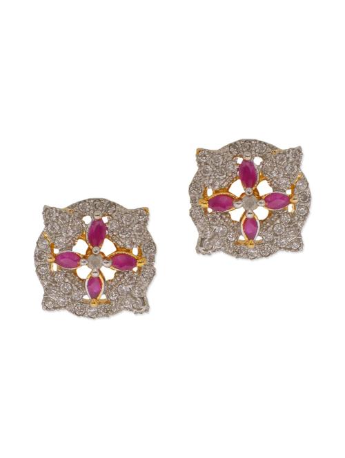pink metal earring - 10681258 - Very Small Image - 1