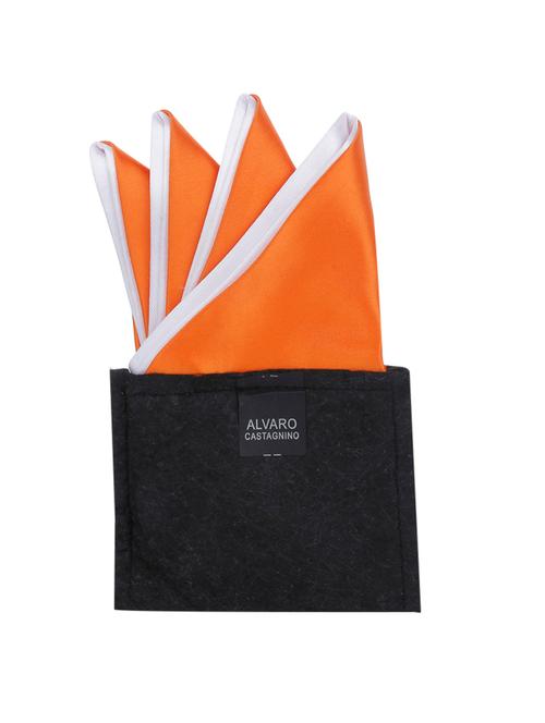orange polyester pocket square - 10682951 - Very Small Image - 1