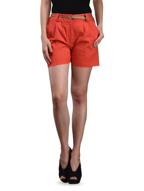 plain solid cotton shorts - 1068531 - Very Small Image - 1