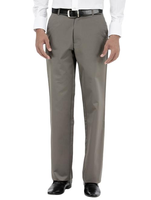 green polyester casual trousers - 10689055 - Very Small Image - 1