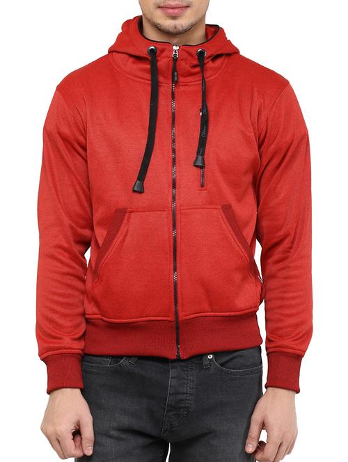red fleece sweatshirt - 10694391 - Very Small Image - 1