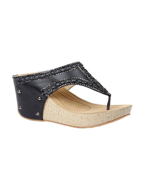 black synthetic sandals - 10694928 - Very Small Image - 1