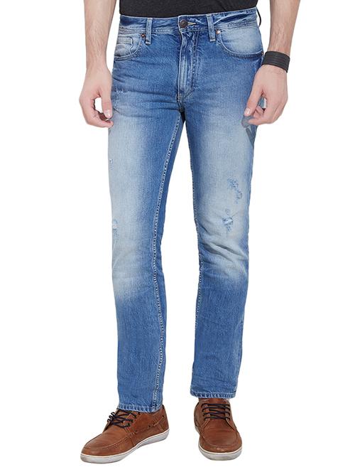 blue cotton jeans - 10695038 - Very Small Image - 1