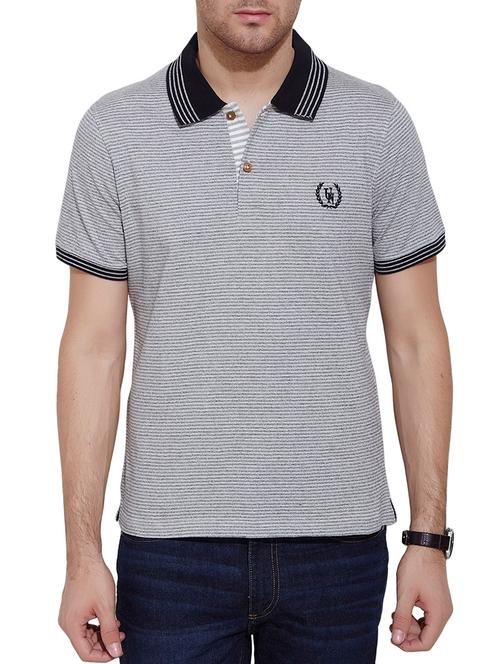 grey cotton blend tshirt - 10695917 - Very Small Image - 1