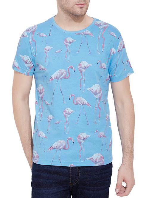 blue cotton tshirt - 10696008 - Very Small Image - 1