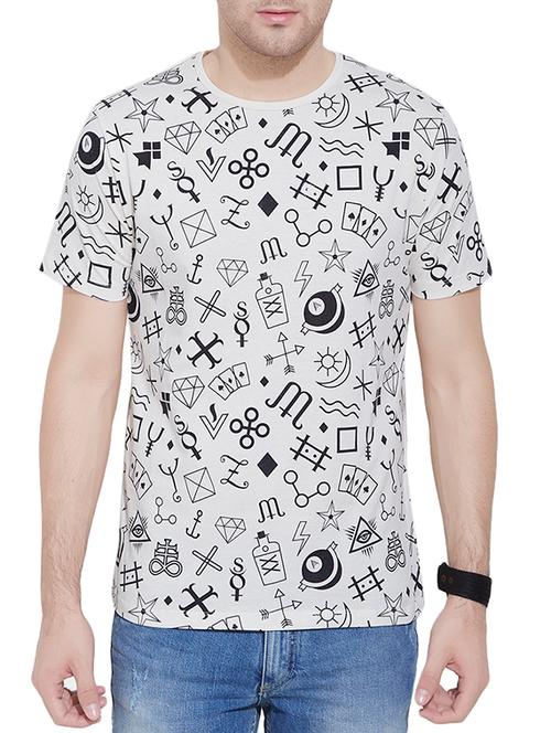 beige cotton tshirt - 10696025 - Very Small Image - 1