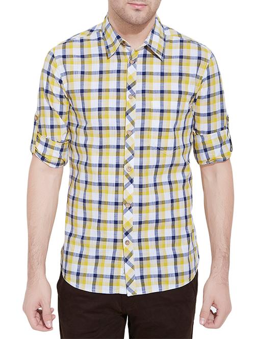 multi colored cotton casual shirt - 10696034 - Very Small Image - 1