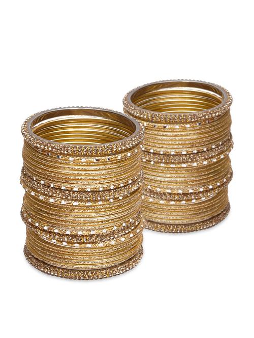 golden metal alloy bangle - 10696302 - Very Small Image - 1
